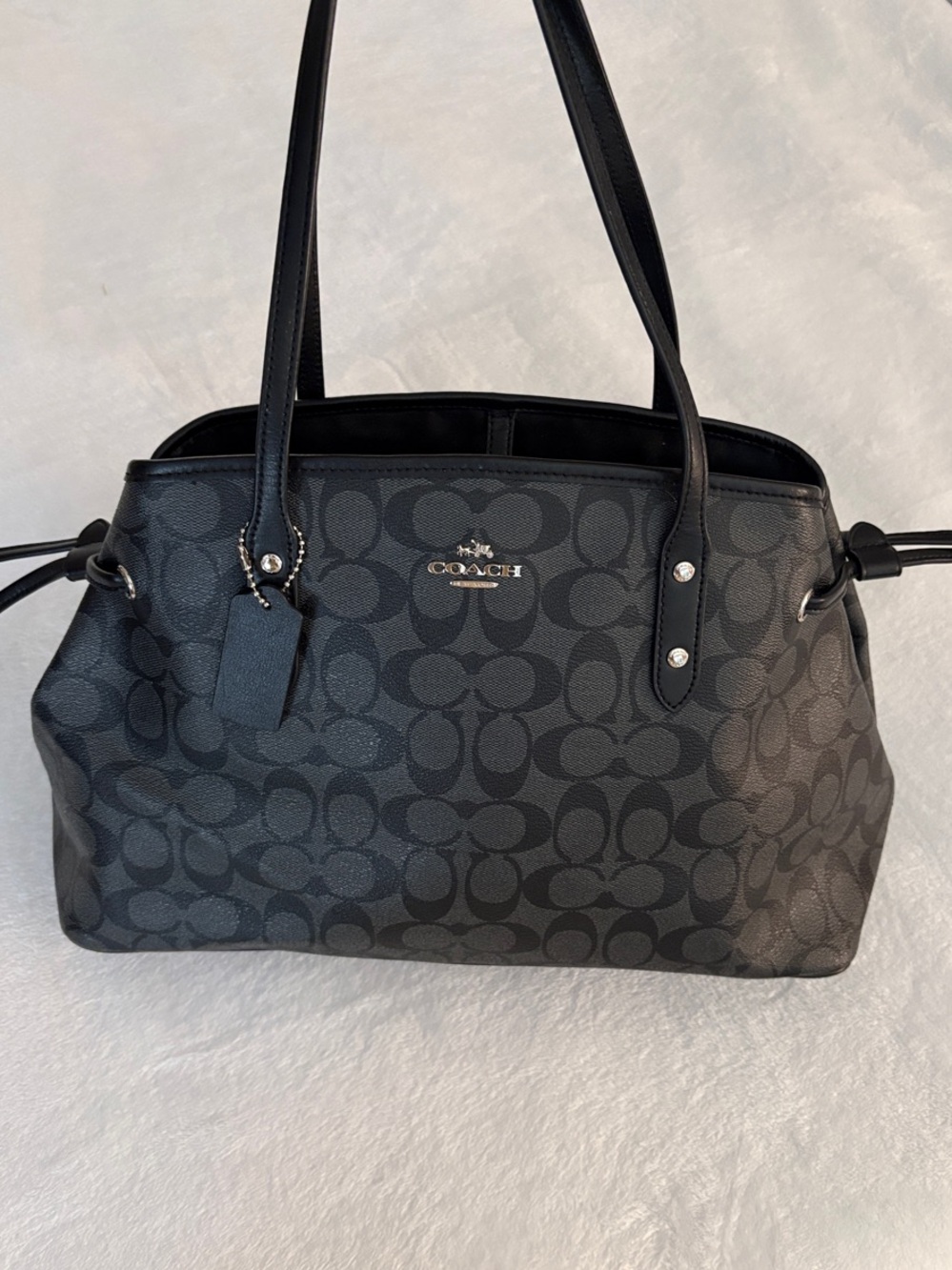 Coach Signature Drawstring Carryall